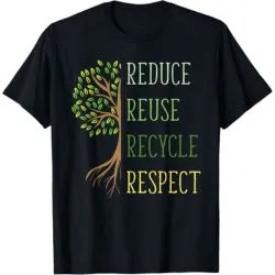 25ss Casual T shirt for Mens Earth Day Shirt Reduce Reuse Recycle Environmental Ecology T-Shirt Shirts Tshirt Graphic Tee Tops Clothes Short sleeve Fr