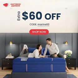 Marine Blue Luxe Hybrid Mattress