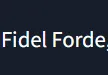 Fidel Forde