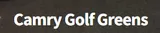 Camry Golf Greens