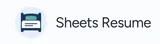 Sheets Resume